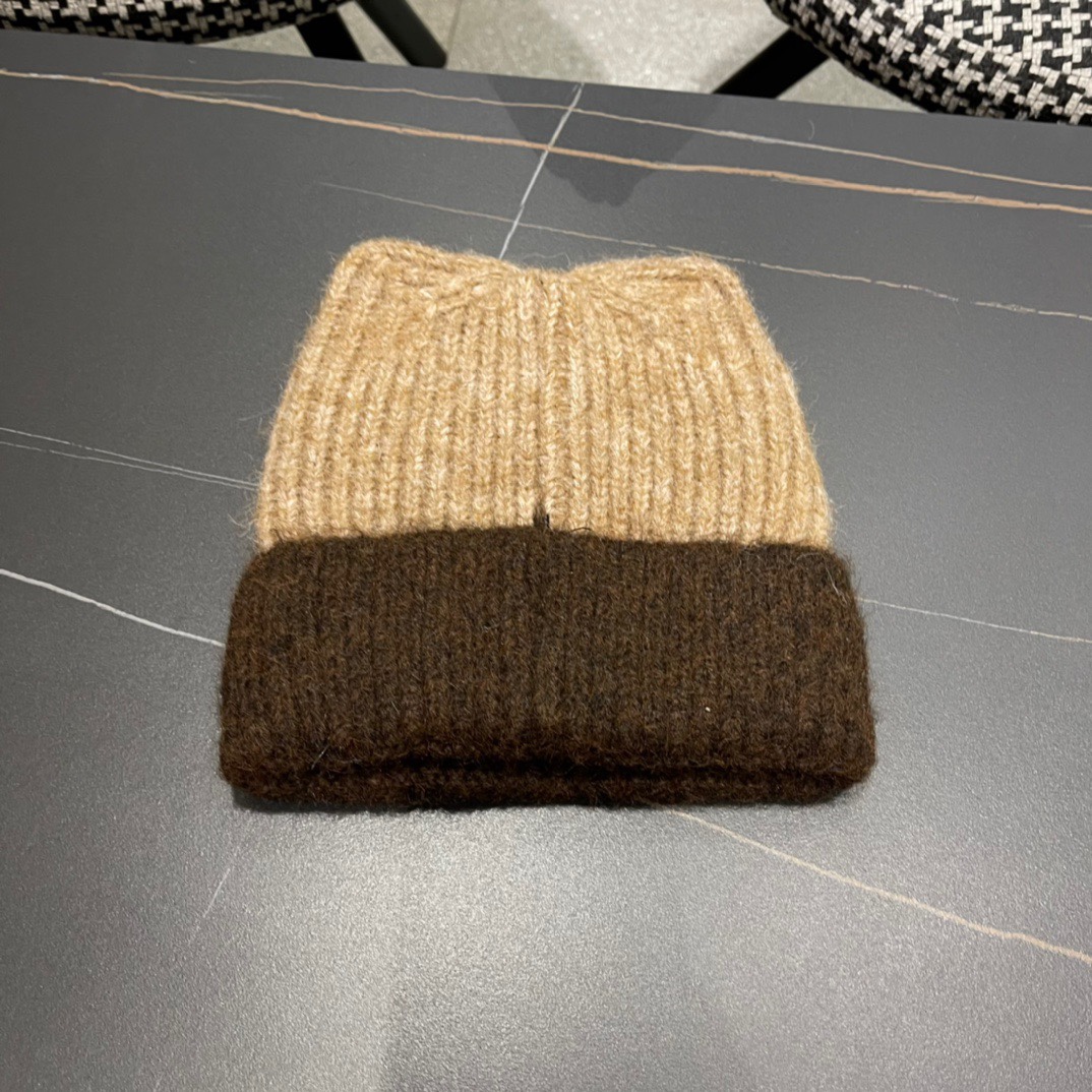 蒙口MONCLER 2024新款小猫🐱针织毛线保暖帽护耳