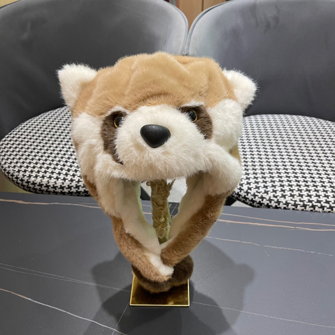 NO:216049,Lv Louis Vuitton autumn and winter red panda plush ear protection hat women winter internet celebrity warm hat Lei Feng hat hat fisherman hat baseball hat knit hat, hat, louis vuitton, louis vuitton, espadrilles, hats19860909Lv路易威登秋冬小熊猫毛绒护耳帽女冬天网红保暖帽子雷锋帽帽子渔夫帽棒球帽针织帽,帽子,louis vuitton,louis vuitton,espadrilles,hats,hat