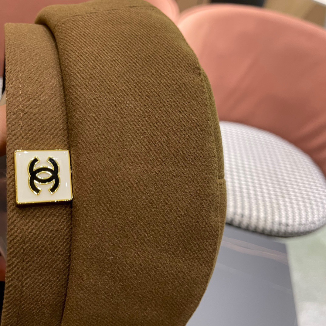 Chanel2024香奈儿早秋贝雷帽可爱蓓蕾帽子女生韩版