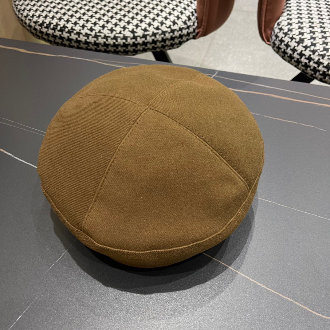 Chanel2024香奈儿早秋贝雷帽可爱蓓蕾帽子女生韩版