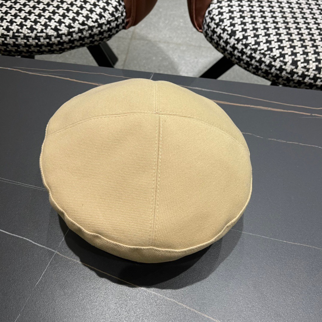 Chanel2024香奈儿早秋贝雷帽可爱蓓蕾帽子女生韩版