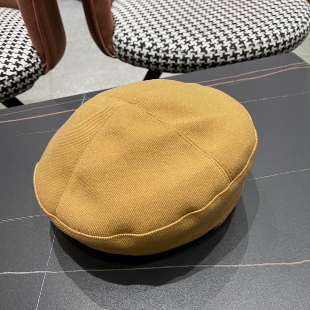 Chanel2024香奈儿早秋贝雷帽可爱蓓蕾帽子女生韩版