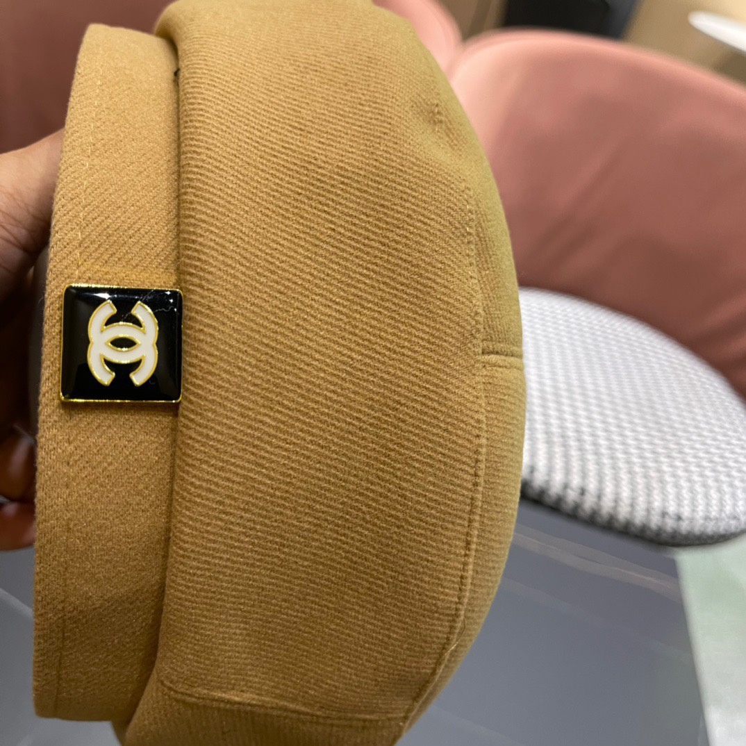 Chanel2024香奈儿早秋贝雷帽可爱蓓蕾帽子女生韩版