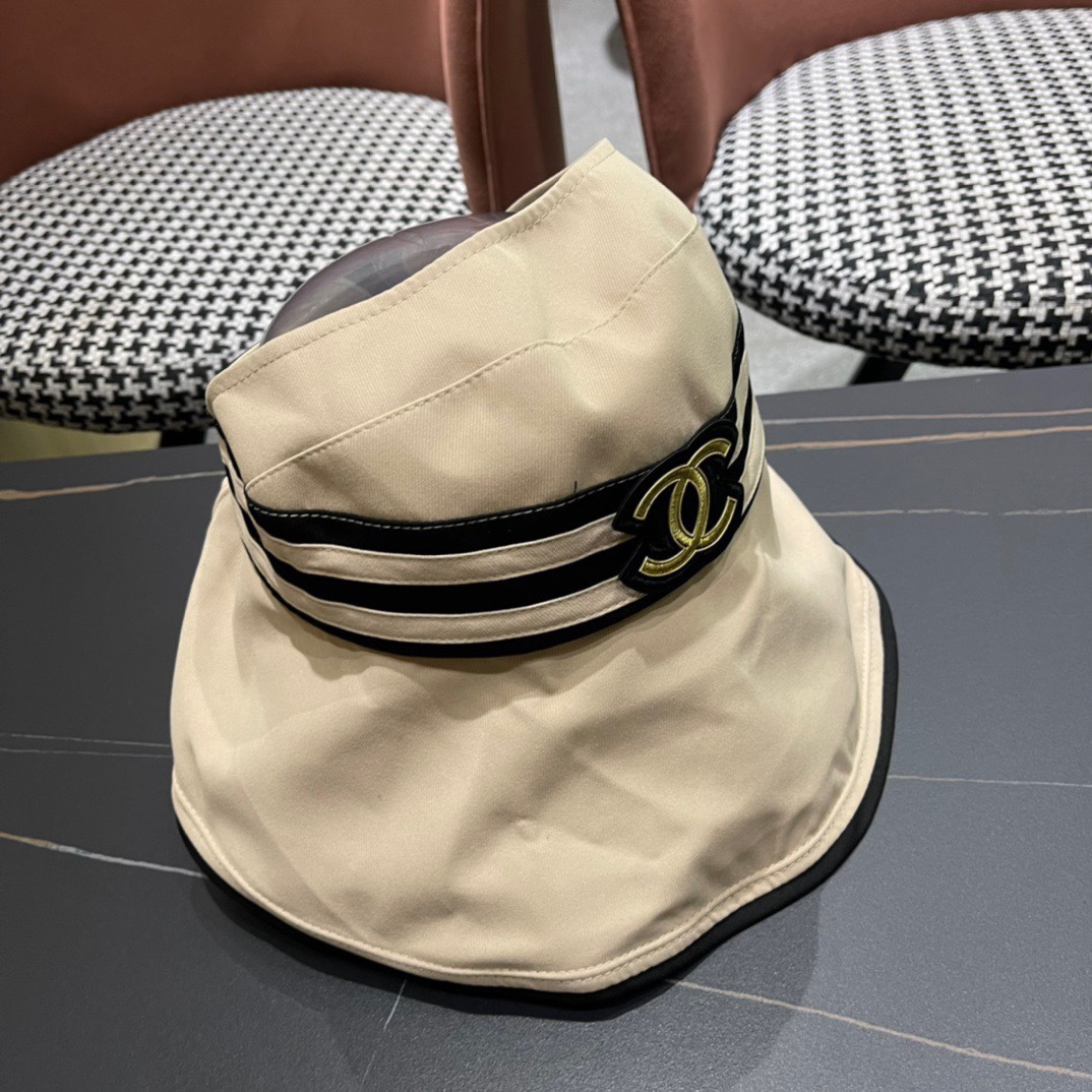 2024 香奈儿空顶帽 夏季防晒首选！极简风格异常好搭