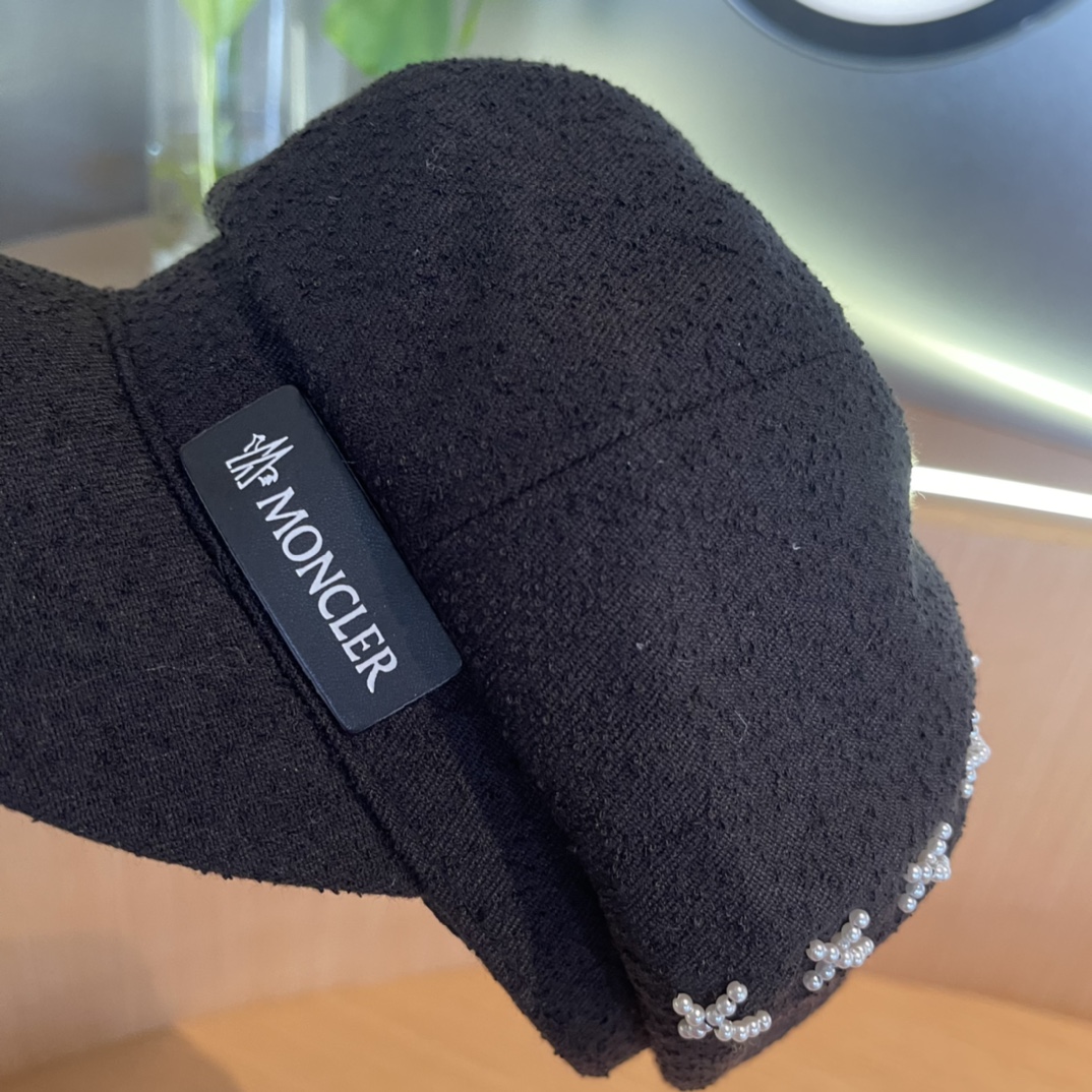蒙口moncler前进帽休闲贝雷帽韩版春秋季时尚潮款帽子