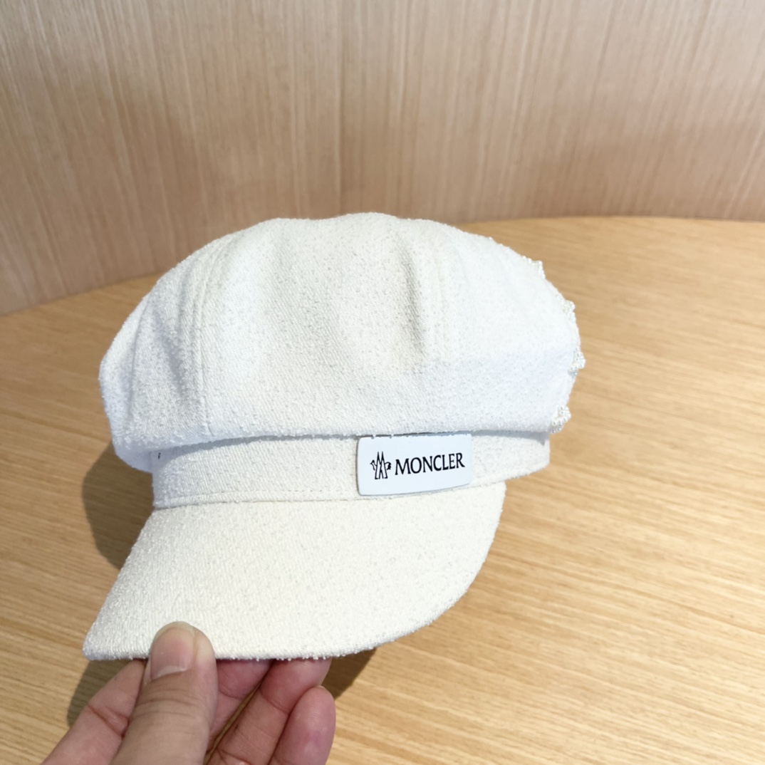 蒙口moncler前进帽休闲贝雷帽韩版春秋季时尚潮款帽子