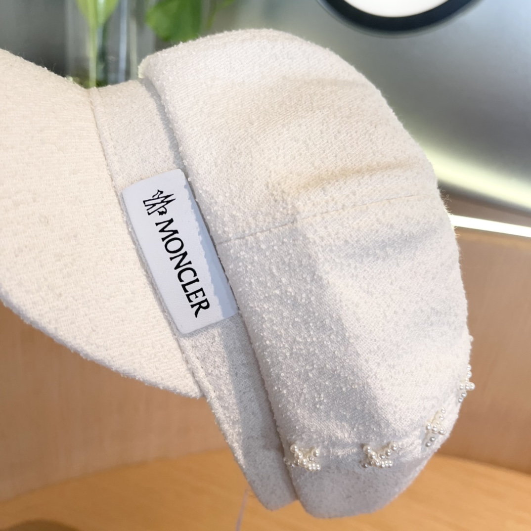 蒙口moncler前进帽休闲贝雷帽韩版春秋季时尚潮款帽子