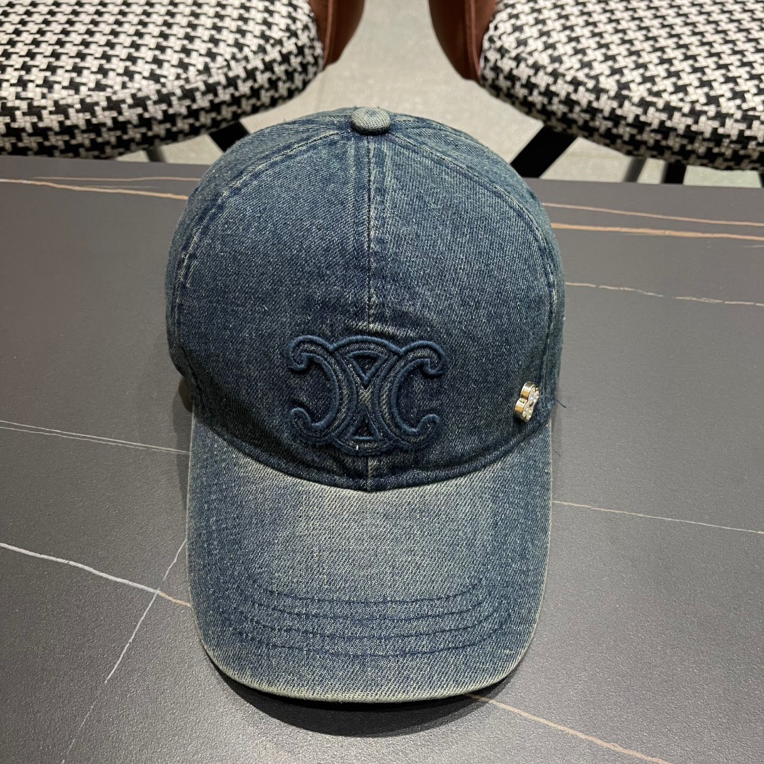 NO:216169,[CELINE] New counter denim baseball cap, new model shipped, big brand models are super easy to match, hurry up and buy them!  Hat fisherman hat baseball hat knit hat, hat, celine, celine, espadrilles, hats19860909【CELINE赛琳】新款专柜牛仔棒球帽,新款出货,大牌款超好搭配,赶紧入手！帽子渔夫帽棒球帽针织帽,帽子,celine,celine,espadrilles,hats,hat