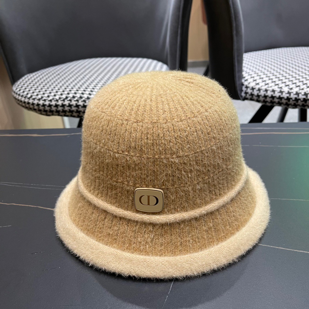NO:216188,Dior DIOR simple knitted fisherman hat women autumn and winter plush bucket hat mixed wool hat trendy hat fisherman hat baseball hat knitted hat, hat, dior, dior, espadrilles, hats19860909迪奥DIOR简约针织渔夫帽子女秋冬毛绒水桶帽混羊毛帽潮帽子渔夫帽棒球帽针织帽,帽子,dior,dior,espadrilles,hats,hat