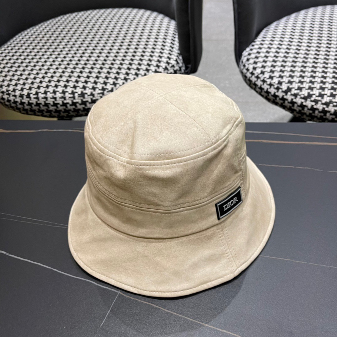 Dior 迪奥 早秋2024新款牛皮渔夫帽，精致純也格调很有感觉，很酷很时尚，质量超赞