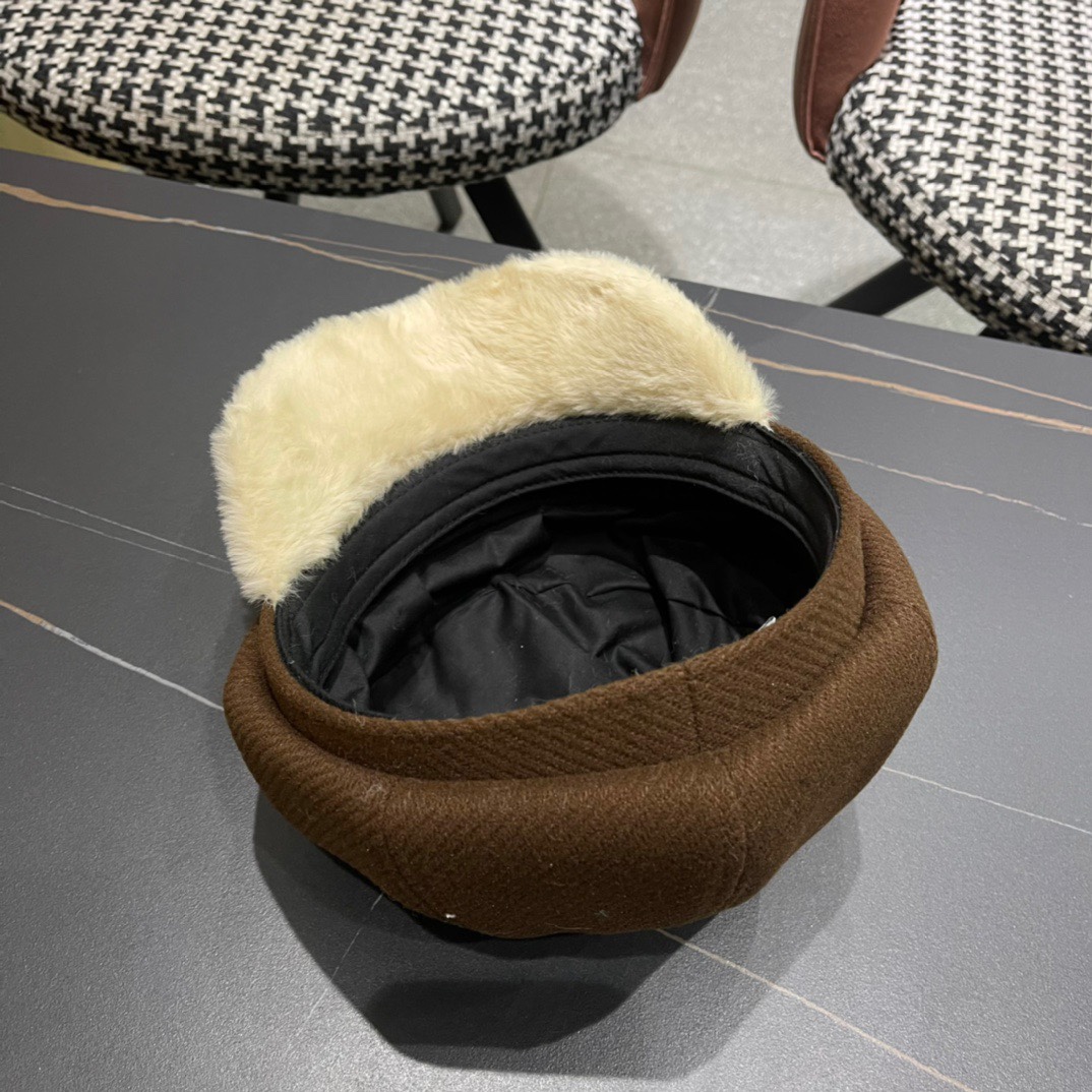  罗意威 loewe贝雷帽女新款秋冬韩系报童帽显脸小