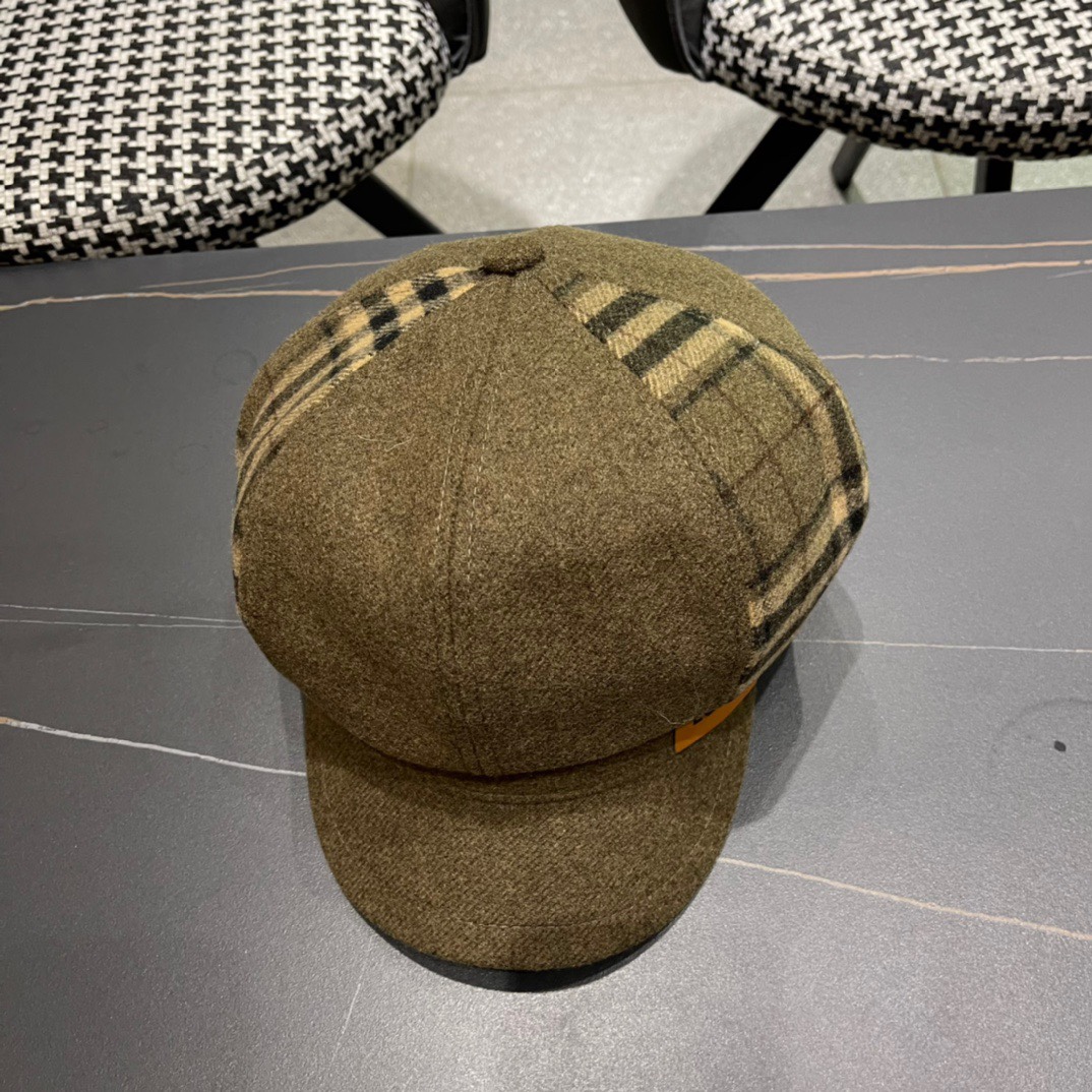  罗意威 loewe八角贝雷帽女新款秋冬韩系报童帽显脸小鸭舌画家帽子