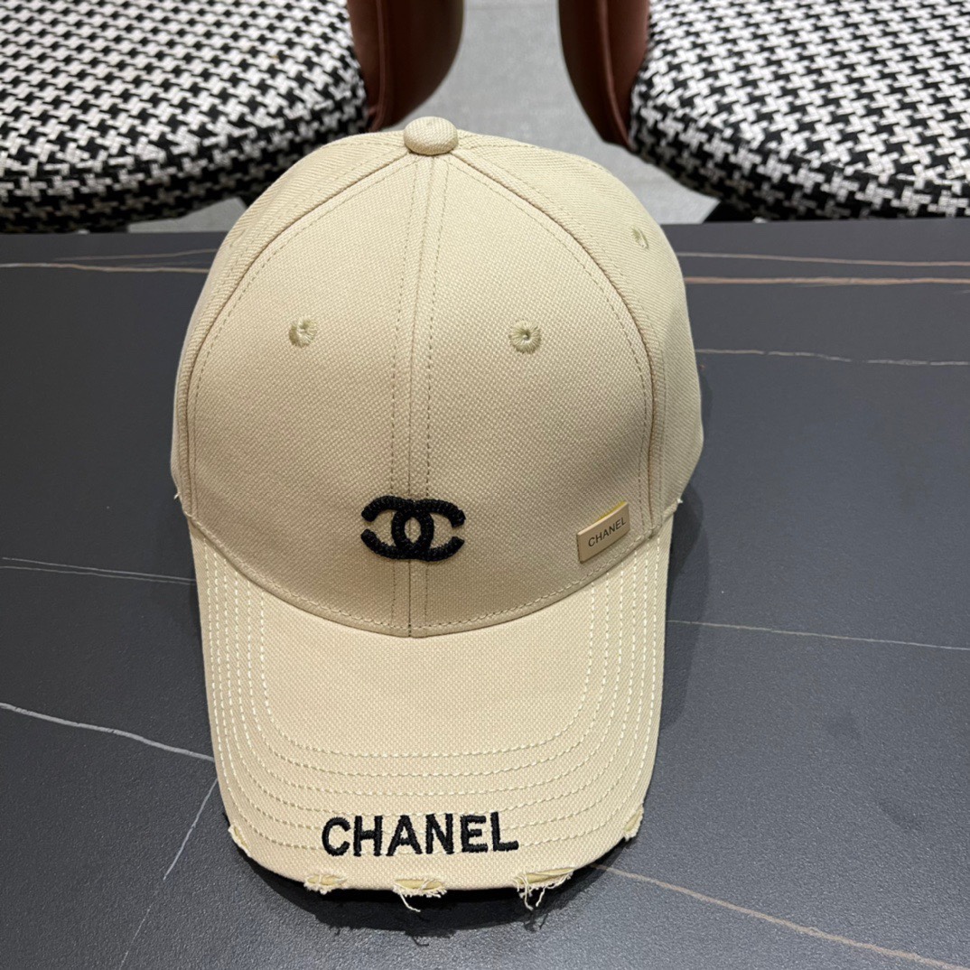 CHANEL香奈儿 2026新款简约刺绣logo棒球帽，新款出货，大牌款超好搭配，赶紧入手！