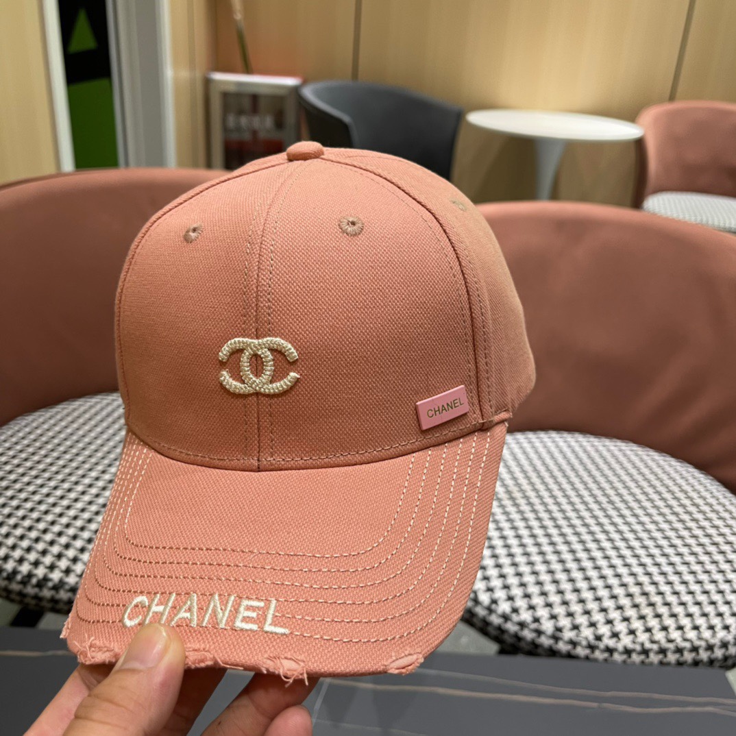 CHANEL香奈儿 2026新款简约刺绣logo棒球帽，新款出货，大牌款超好搭配，赶紧入手！
