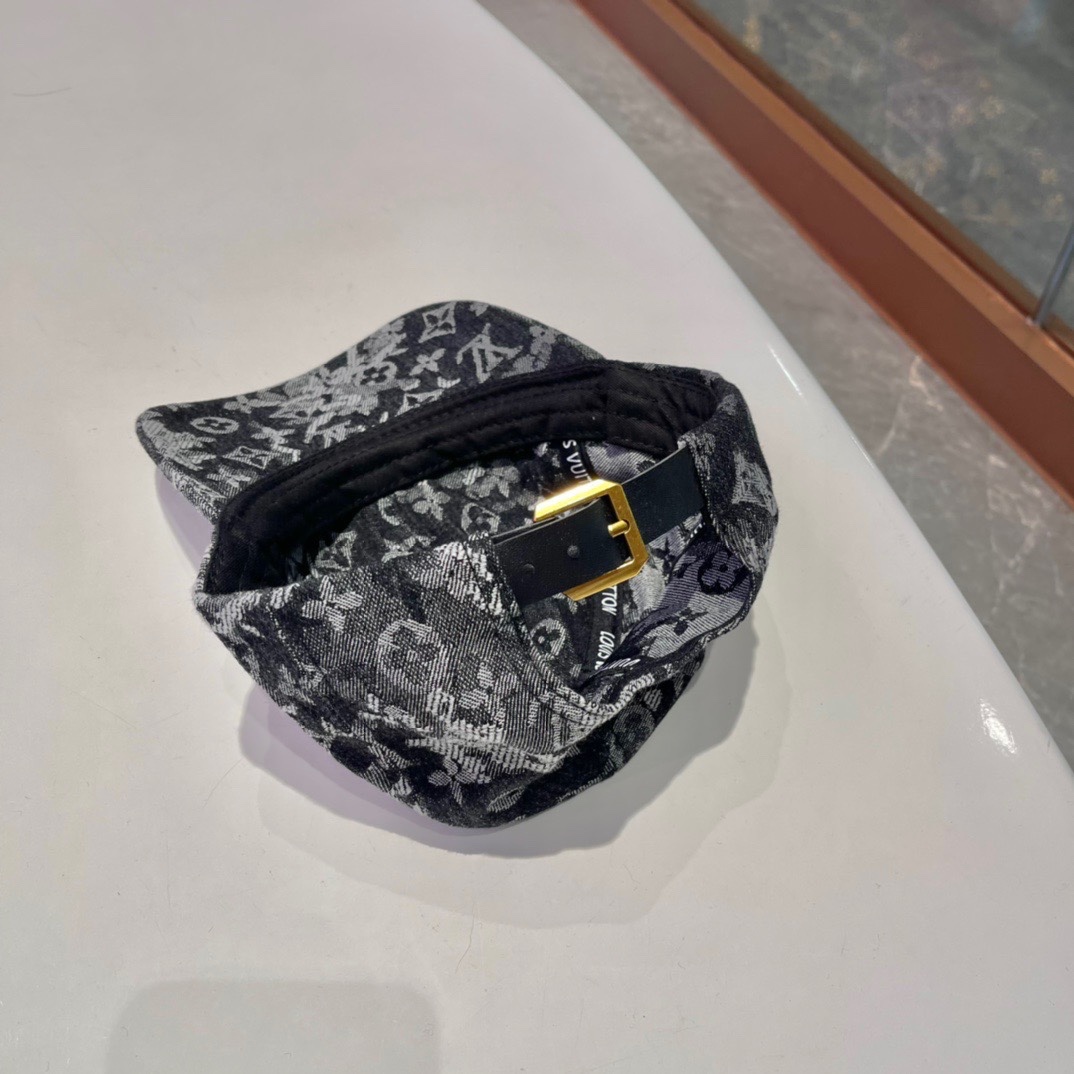  LouiVuittonLV👒专柜新款路易威登家牛仔棒球帽，简单大方 男女通用遮阳帽，