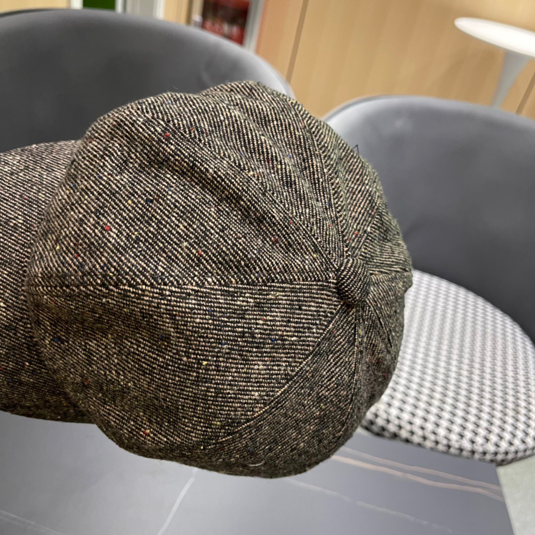  DIOR迪奥 贝雷帽秋冬款新款日系八角帽显脸小春秋款韩系