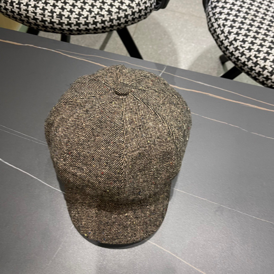  DIOR迪奥 贝雷帽秋冬款新款日系八角帽显脸小春秋款韩系