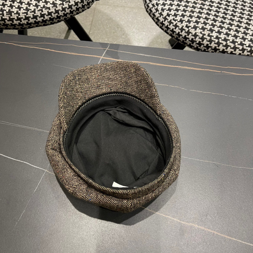  DIOR迪奥 贝雷帽秋冬款新款日系八角帽显脸小春秋款韩系