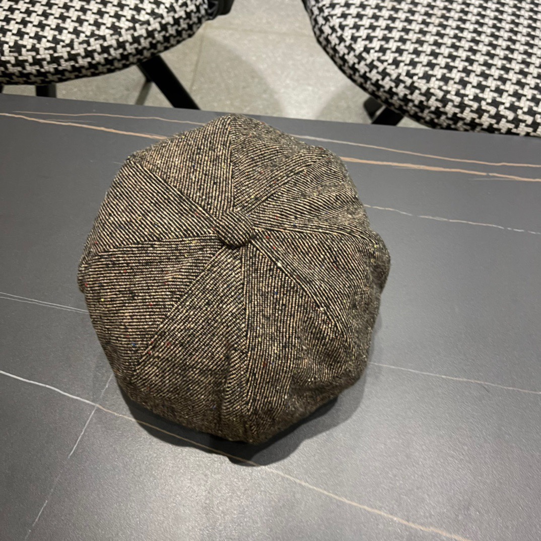  DIOR迪奥 贝雷帽秋冬款新款日系八角帽显脸小春秋款韩系