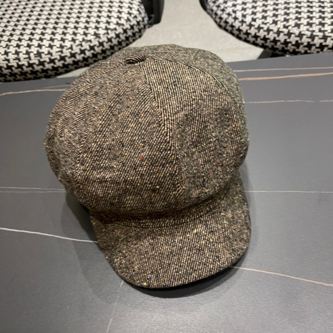  DIOR迪奥 贝雷帽秋冬款新款日系八角帽显脸小春秋款韩系