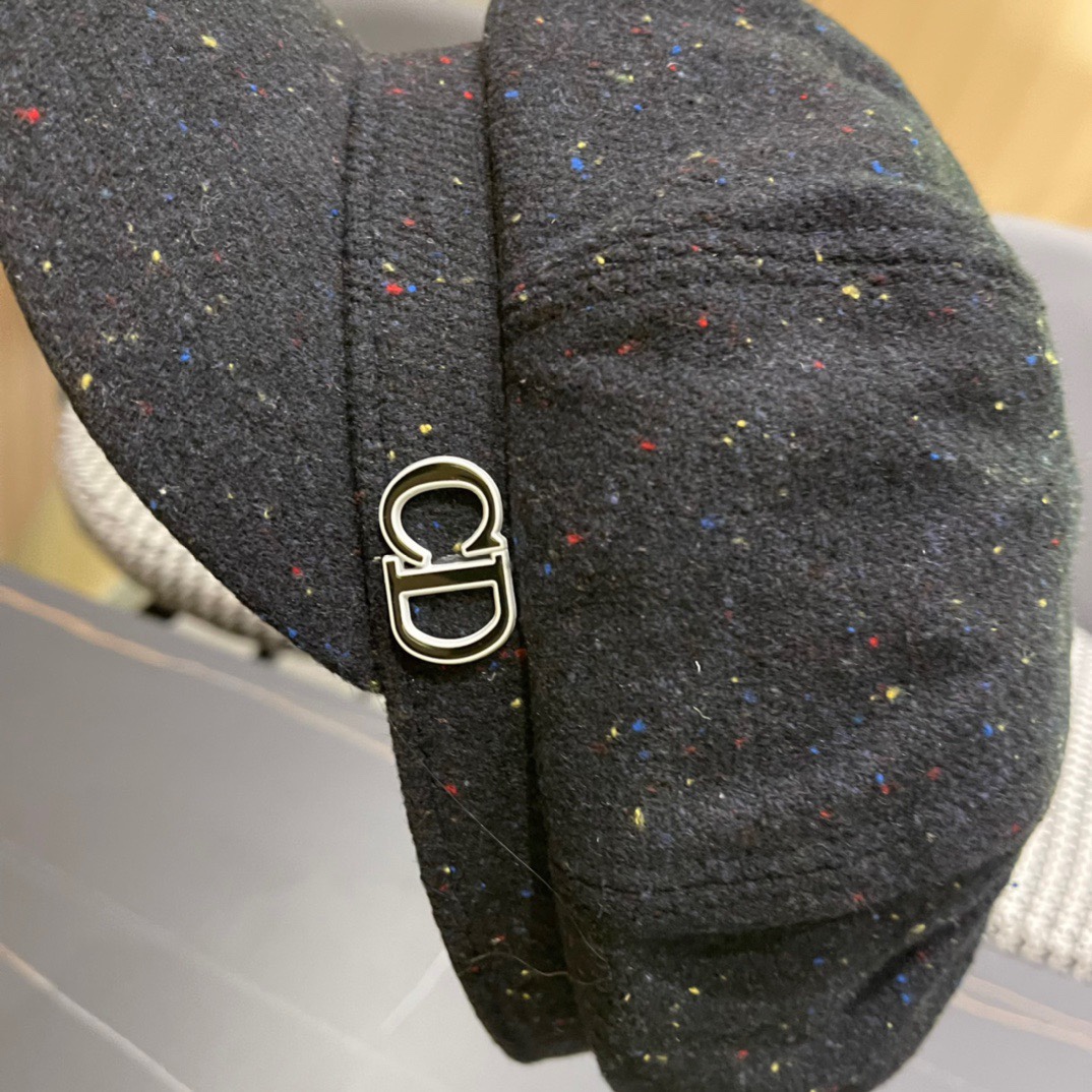  DIOR迪奥 贝雷帽秋冬款新款日系八角帽显脸小春秋款韩系