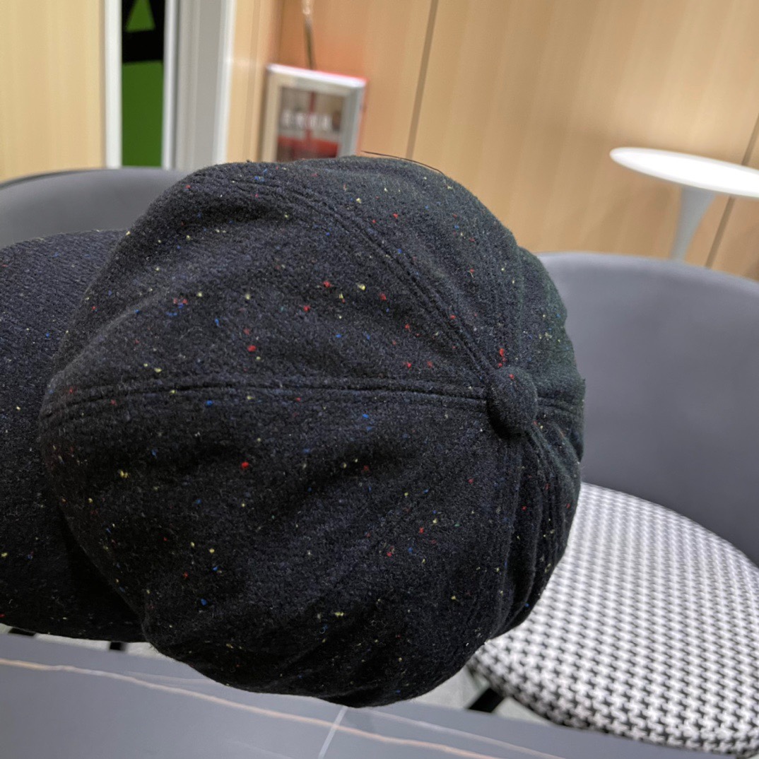  DIOR迪奥 贝雷帽秋冬款新款日系八角帽显脸小春秋款韩系