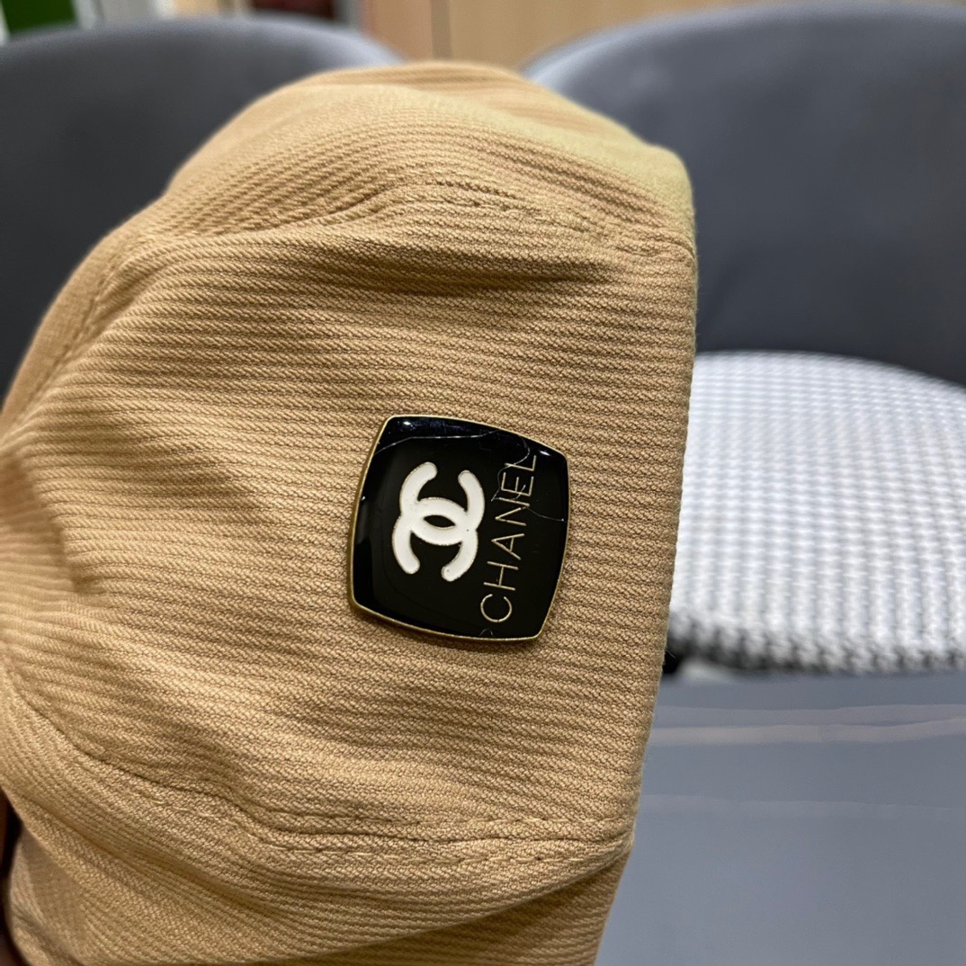  Chanel香奈儿贝雷帽女春秋季复古百搭显脸小报童帽大头围八角画家帽子