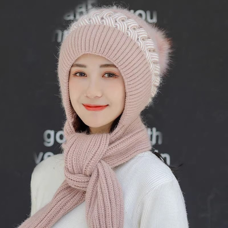 NO:365602,Prada Prada new scarf plush fisherman hat women autumn and winter hat winter knit hat hat straw hat fisherman hat baseball hat, hat, prada, prada, espadrilles, hats普拉达Prada 新款围巾一体毛绒渔夫帽女秋冬帽子冬款针织帽帽子草帽渔夫帽棒球帽,帽子,prada,prada,espadrilles,hats,hat