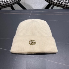 GUCCI古奇 时尚法式羊毛毛线帽子女冬季保暖针织帽潮条纹毛线帽 GUCCI古奇 时尚法式羊毛毛线帽子女冬季保暖针织帽潮条纹毛线帽