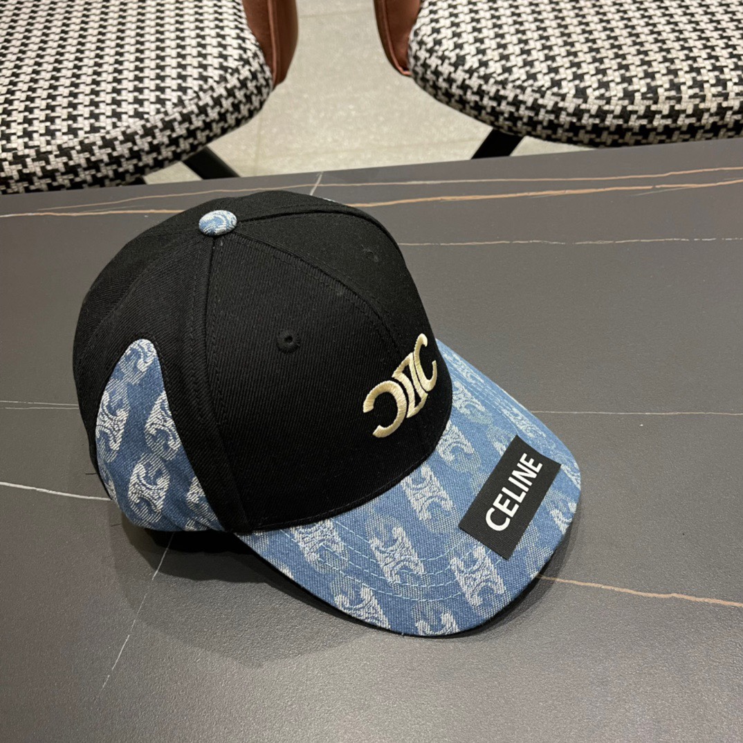 【CELINE赛琳】春夏款新款简约拼色棒球帽，新款出货，大牌款超好搭配，赶紧入手！