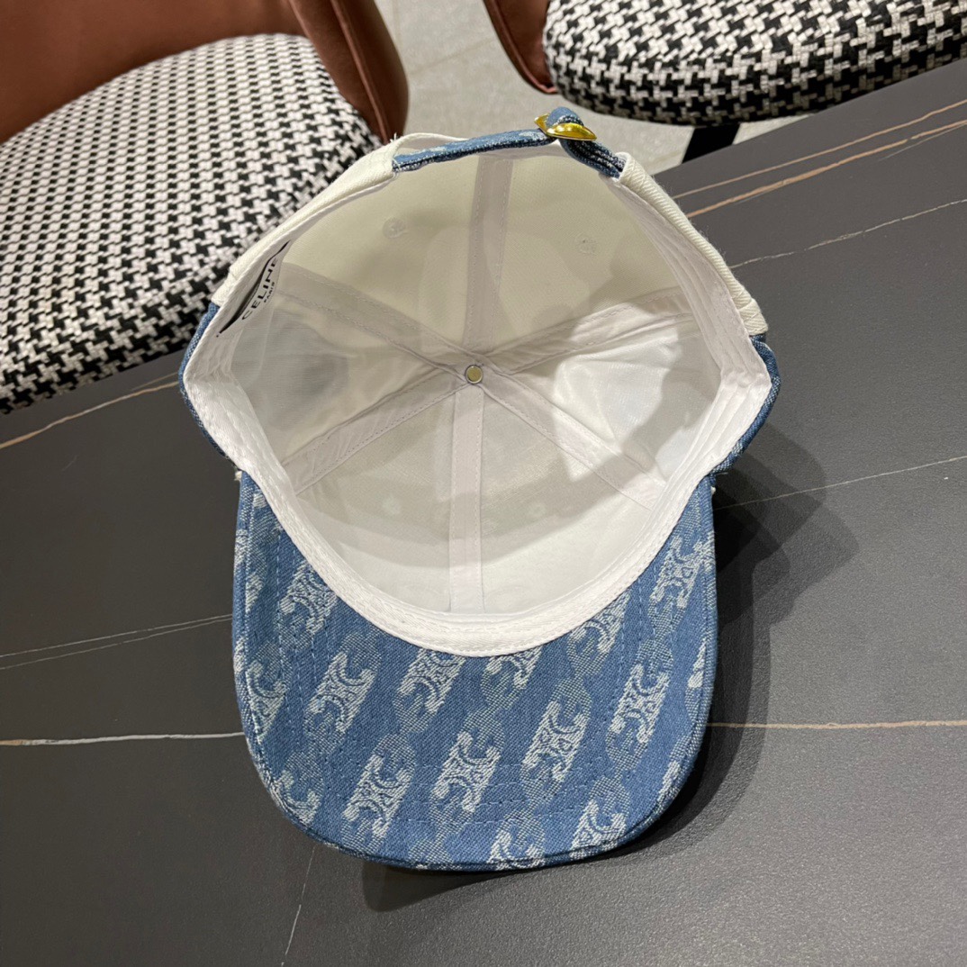 【CELINE赛琳】春夏款新款简约拼色棒球帽，新款出货，大牌款超好搭配，赶紧入手！