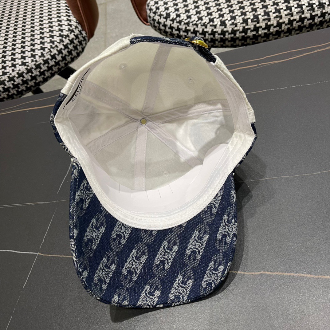 【CELINE赛琳】春夏款新款简约拼色棒球帽，新款出货，大牌款超好搭配，赶紧入手！