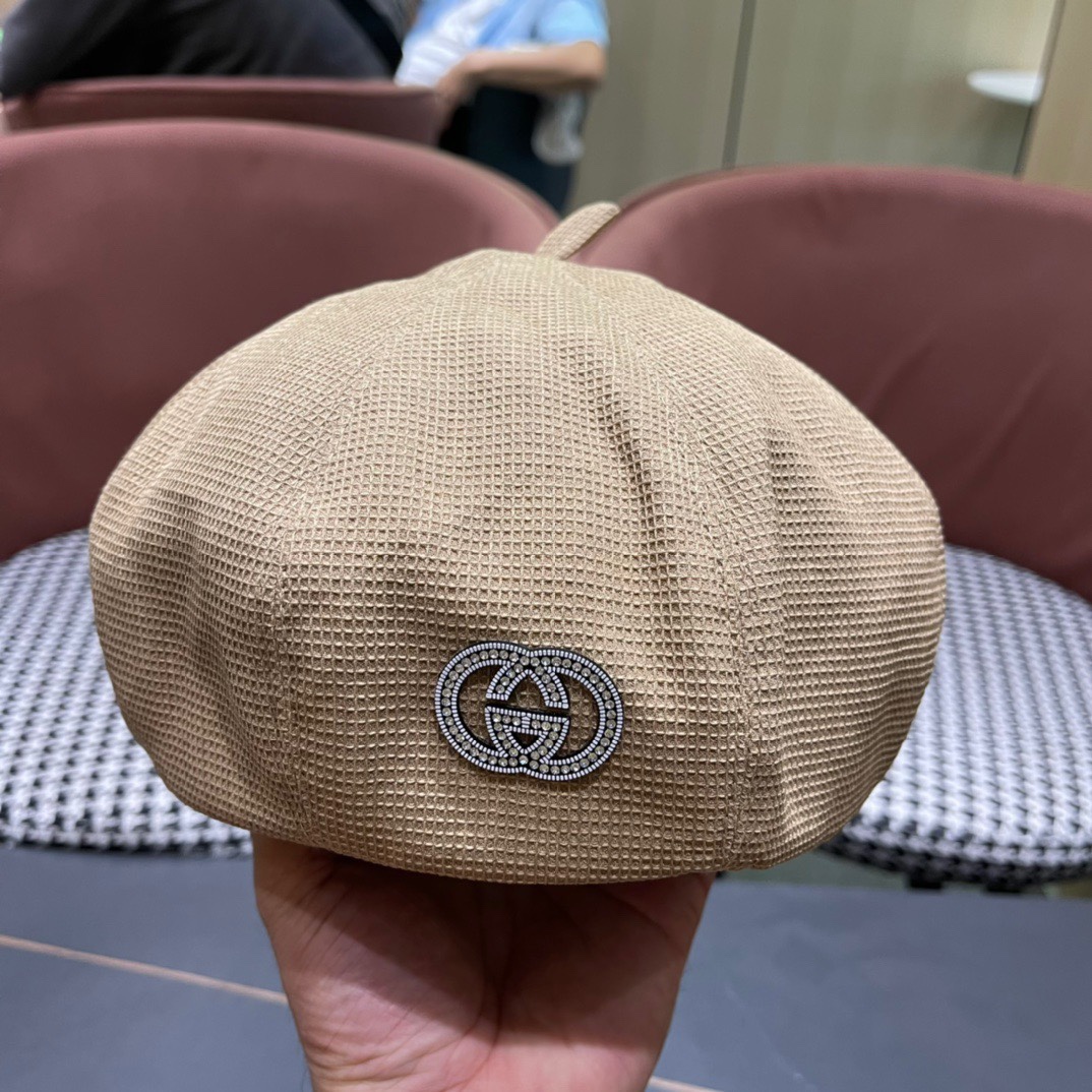 Gucci古奇2025早秋新款贝雷帽，南瓜帽，帽型超级好看，百搭时尚，