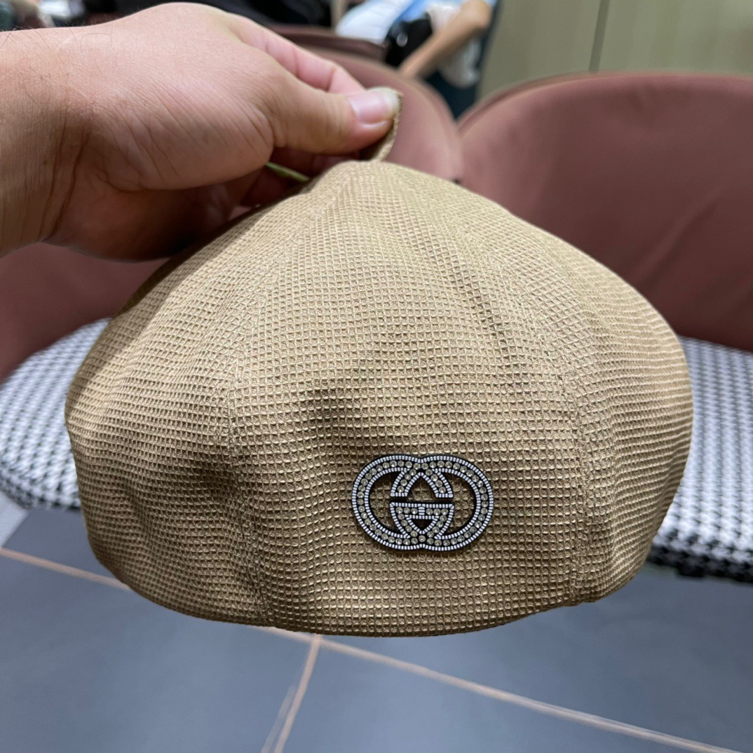 Gucci古奇2025早秋新款贝雷帽，南瓜帽，帽型超级好看，百搭时尚，
