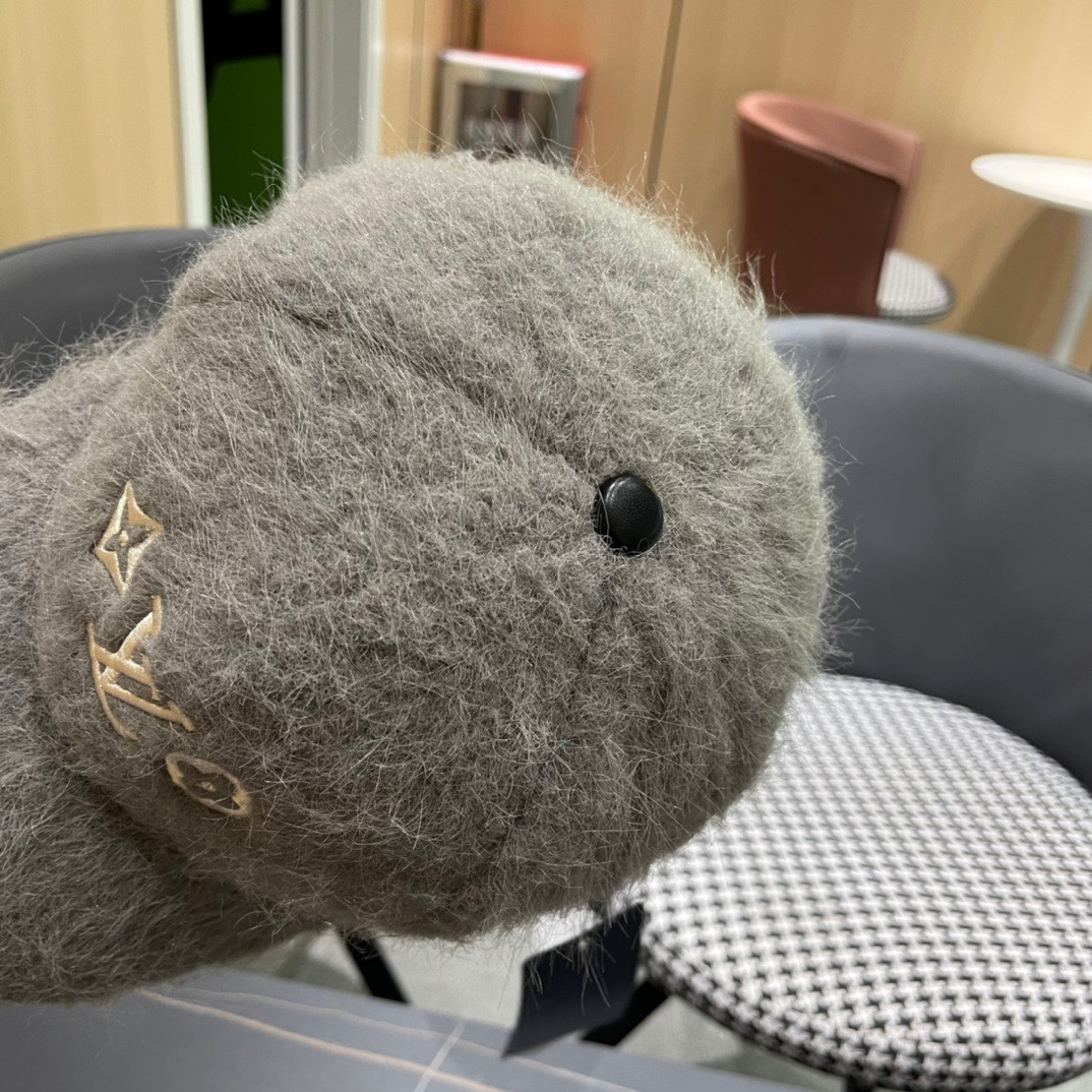 路易威登LV 2024毛绒狐狸毛秋冬新款棒球帽，设计超级吸睛，大牌感超足，