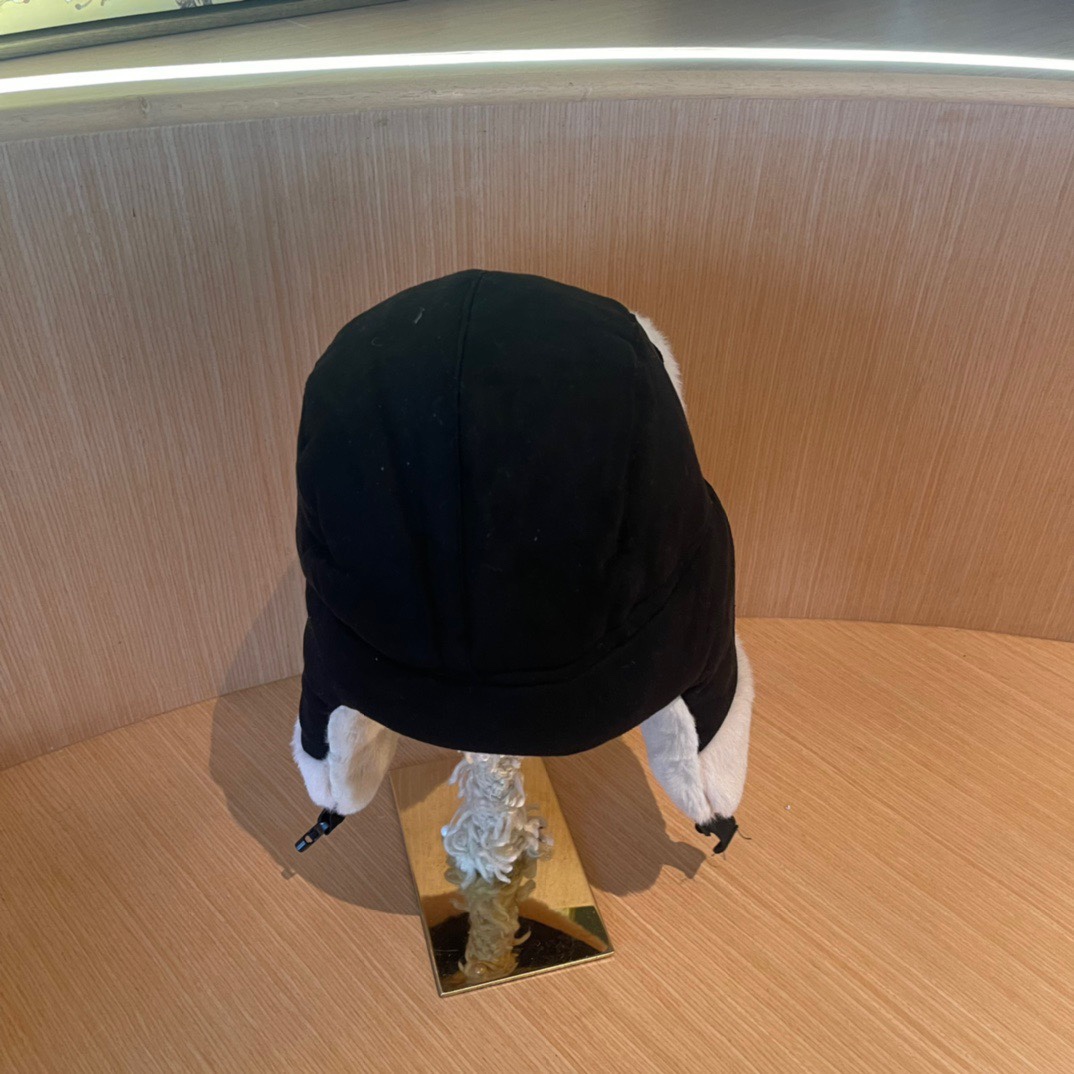 蒙口毛毛绒雷锋帽，保暖护耳帽，