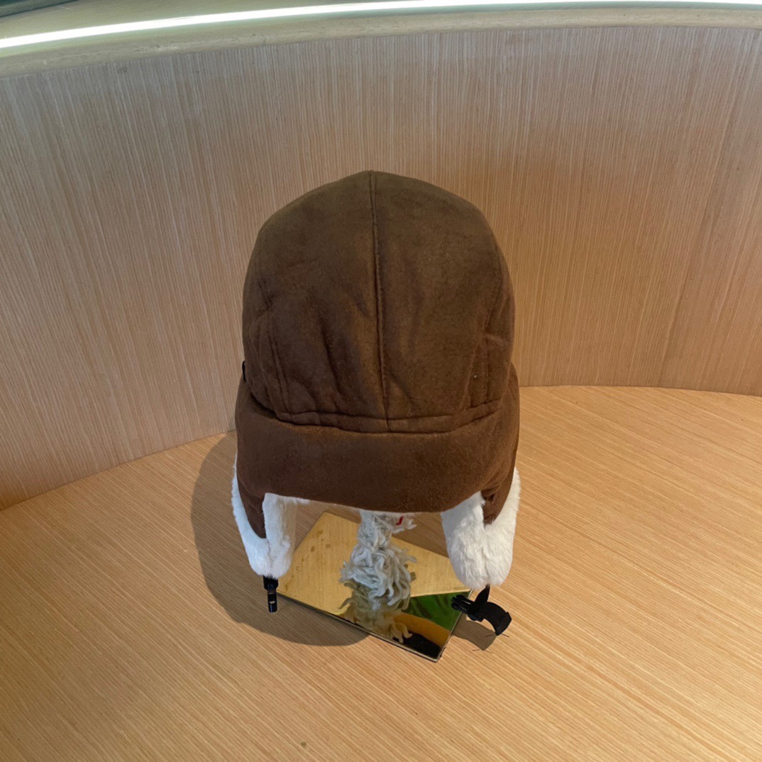 蒙口毛毛绒雷锋帽，保暖护耳帽，