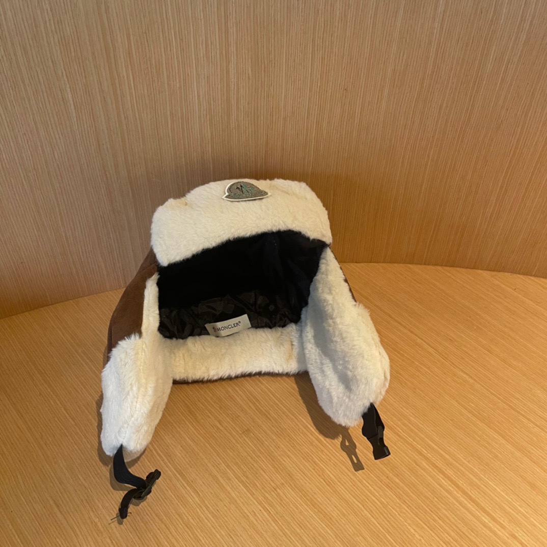 蒙口毛毛绒雷锋帽，保暖护耳帽，