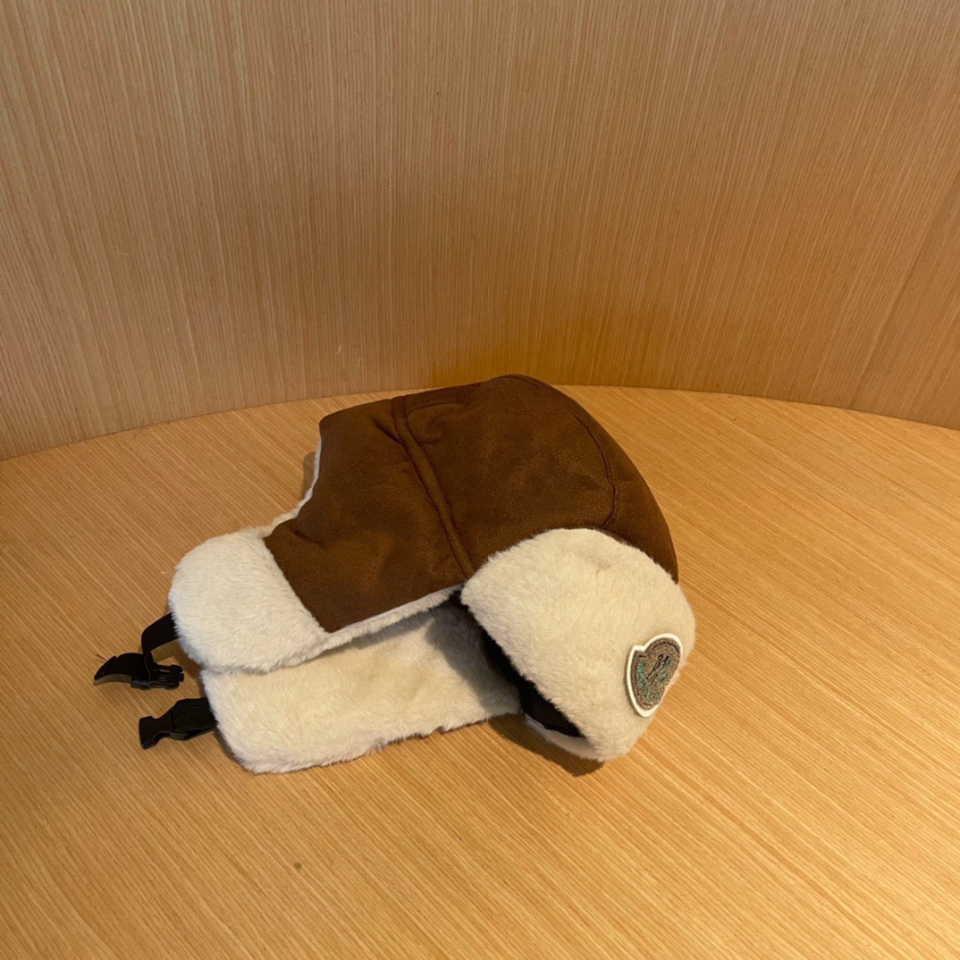 蒙口毛毛绒雷锋帽，保暖护耳帽，