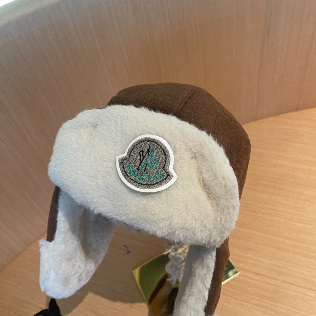 蒙口毛毛绒雷锋帽，保暖护耳帽，