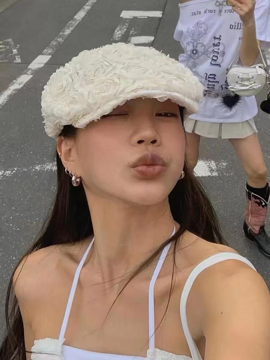 【CELINE赛琳】2024新款简约款贝雷帽，设计感满满，爆款出货，超级好搭，新款上架