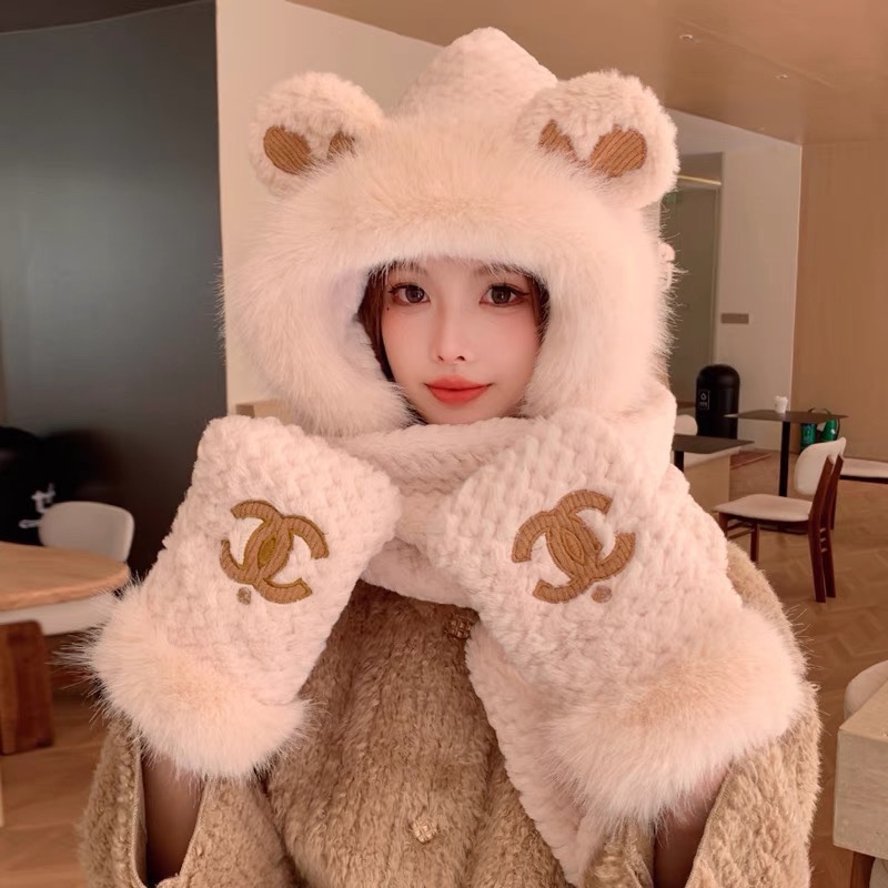 NO:218745,Chanel Bear Hat Set Hat Scarf Gloves】Classic Set Hat!  Warm and super comfortable ~ a variety of styles, welcome to choose! Hats, fisherman hats, baseball hats, knitted hats, hats, chanel, espadrilles, gloves, hats19860909香奈儿小熊帽子套装帽子围巾手套】经典套装帽子！暖暖哒超级舒服～多多款式,欢迎选择!帽子渔夫帽棒球帽针织帽,帽子,chanel,espadrilles,gloves,hats,hat