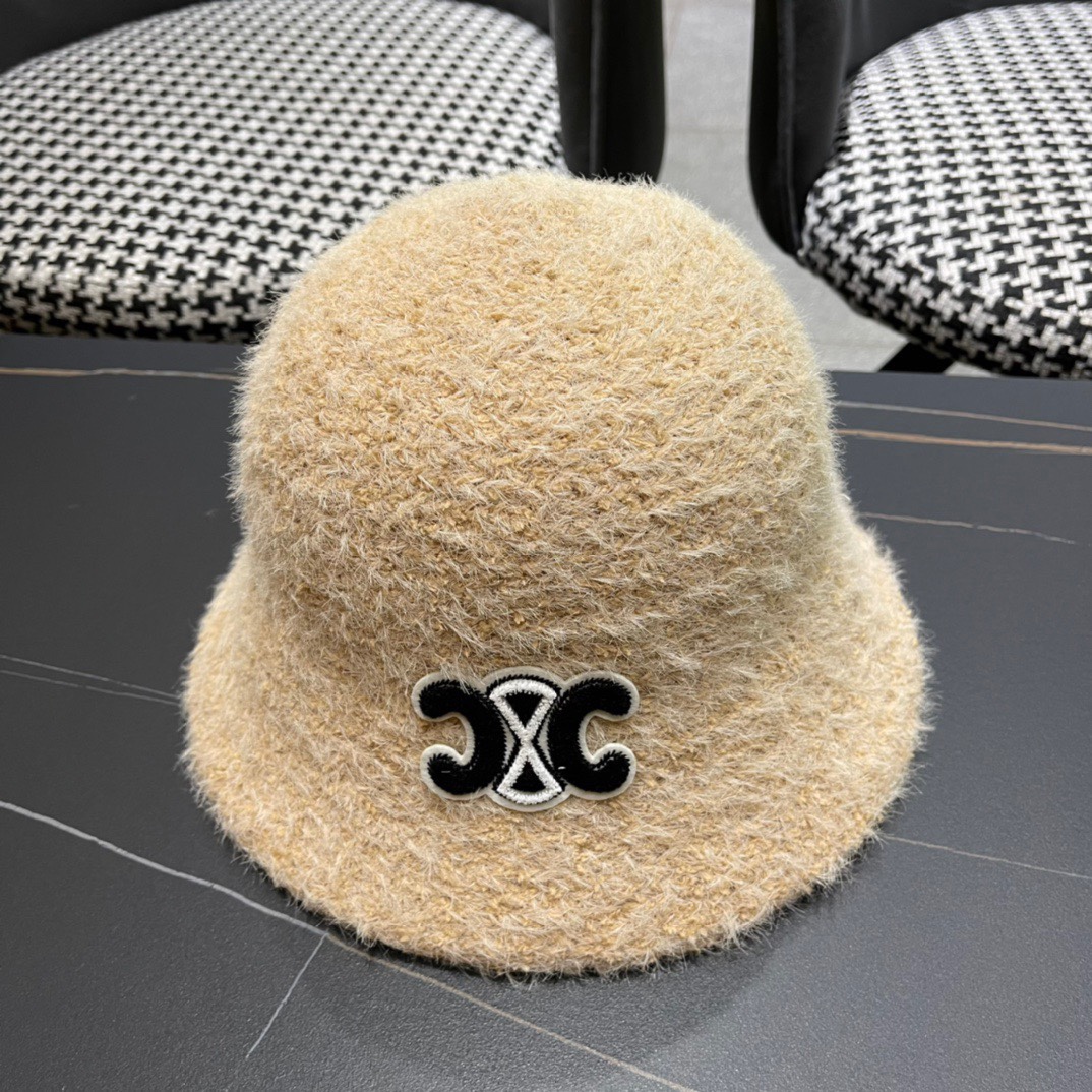 NO:218717,【CELINE】New autumn and winter plush bucket hat fisherman hat, simple alphabet elements are super easy to match, single product hat fisherman hat baseball hat knit hat, hat, celine, celine, espadrilles, hats19860909【CELINE赛琳】新款秋冬毛绒小桶帽渔夫帽,简约字母元素超好搭配,出街单品帽子渔夫帽棒球帽针织帽,帽子,celine,celine,espadrilles,hats,hat