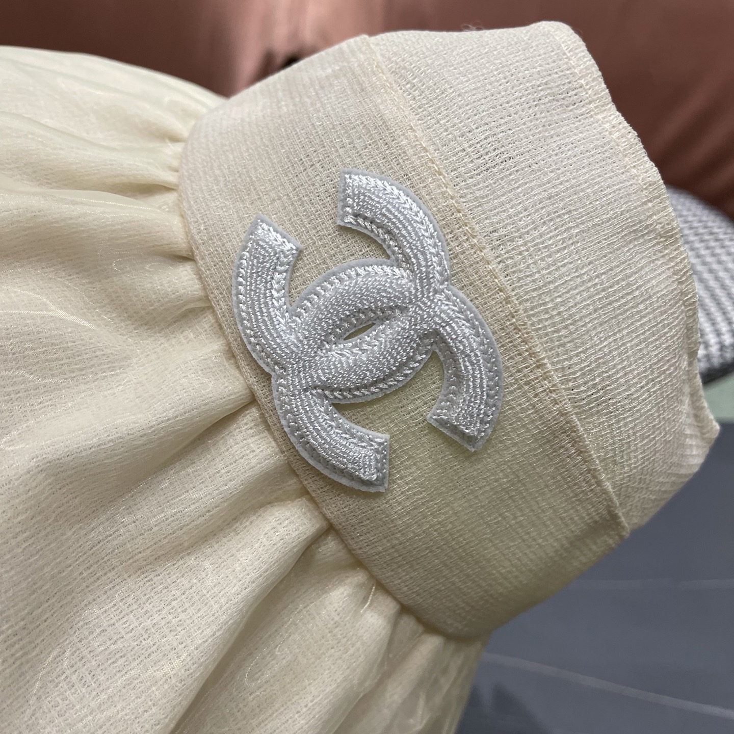 【CHANEL香奈儿】2025新款大帽檐遮阳帽女夏季防晒防紫外线海边空顶帽显脸小太阳帽