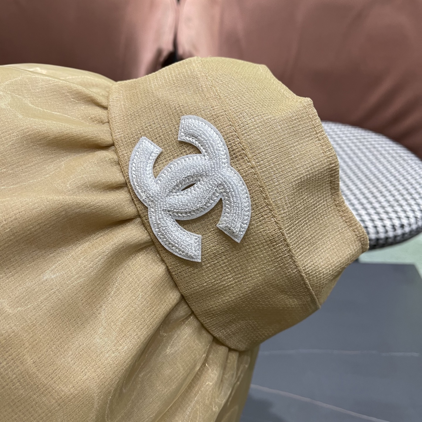 【CHANEL香奈儿】2025新款大帽檐遮阳帽女夏季防晒防紫外线海边空顶帽显脸小太阳帽