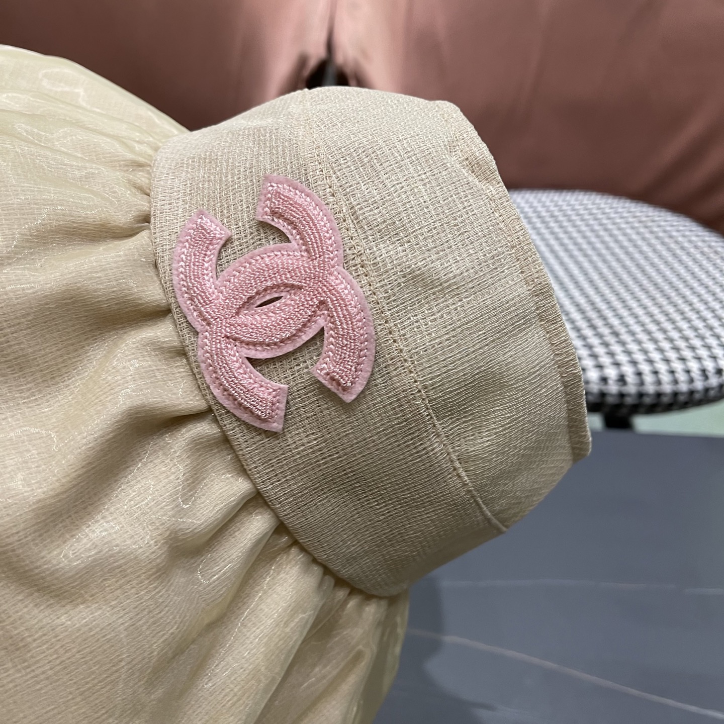 【CHANEL香奈儿】2025新款大帽檐遮阳帽女夏季防晒防紫外线海边空顶帽显脸小太阳帽