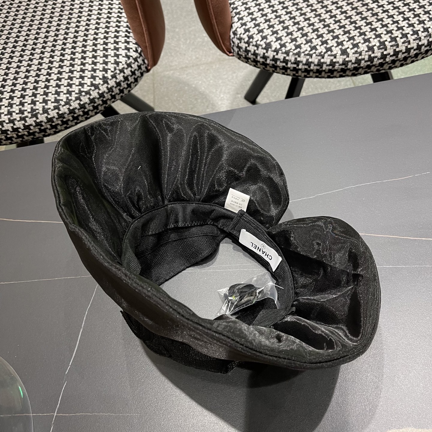 【CHANEL香奈儿】2025新款大帽檐遮阳帽女夏季防晒防紫外线海边空顶帽显脸小太阳帽