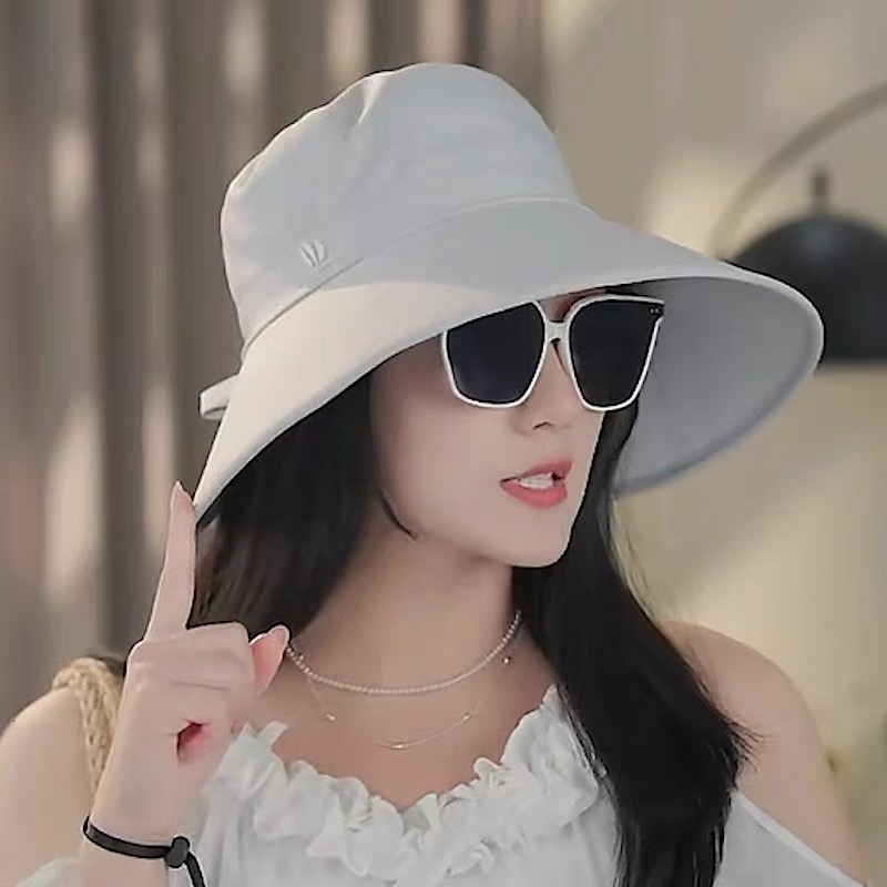  芬迪FENDI帽子女夏季新款渔夫帽防晒遮阳帽防紫外线大
帽檐太阳帽休闲帽盆帽