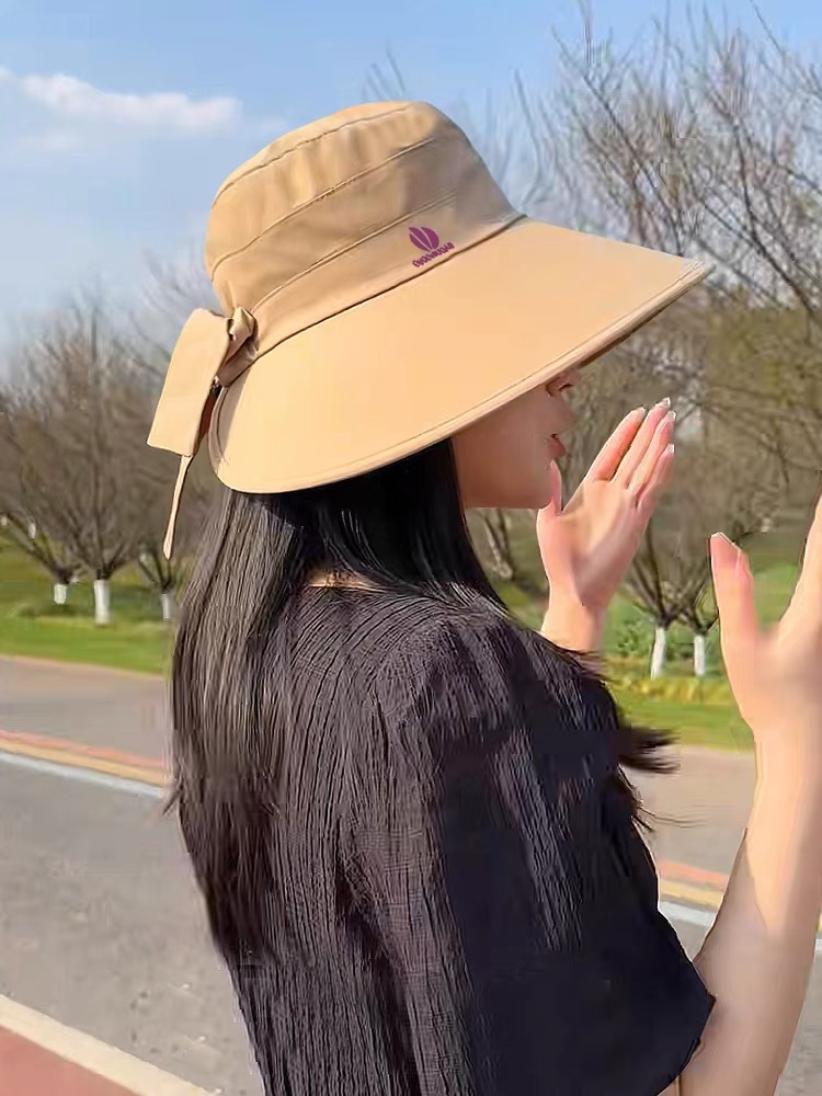  芬迪FENDI帽子女夏季新款渔夫帽防晒遮阳帽防紫外线大
帽檐太阳帽休闲帽盆帽