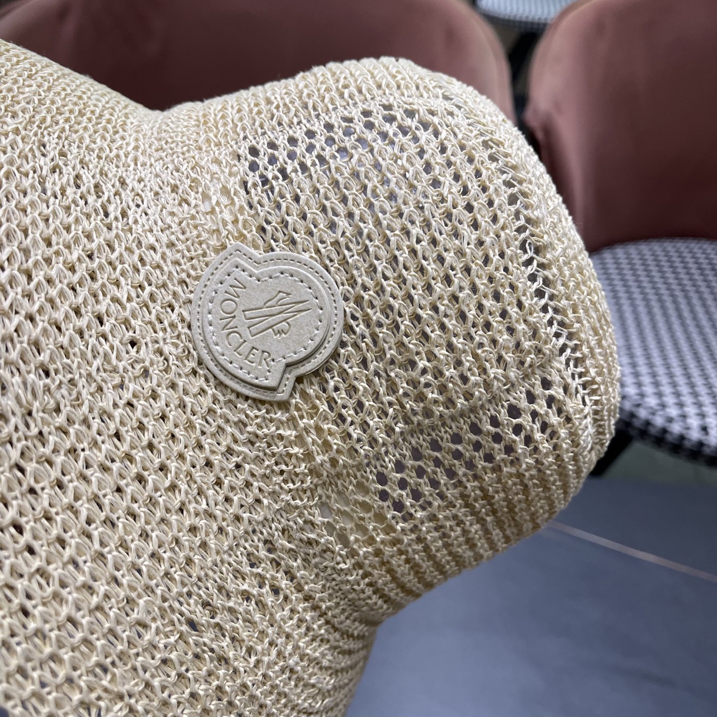  Moncler蒙口 高品质新款遮阳帽镂空渔夫帽戛季百搭出游圆顶
草帽防晒遮阳帽